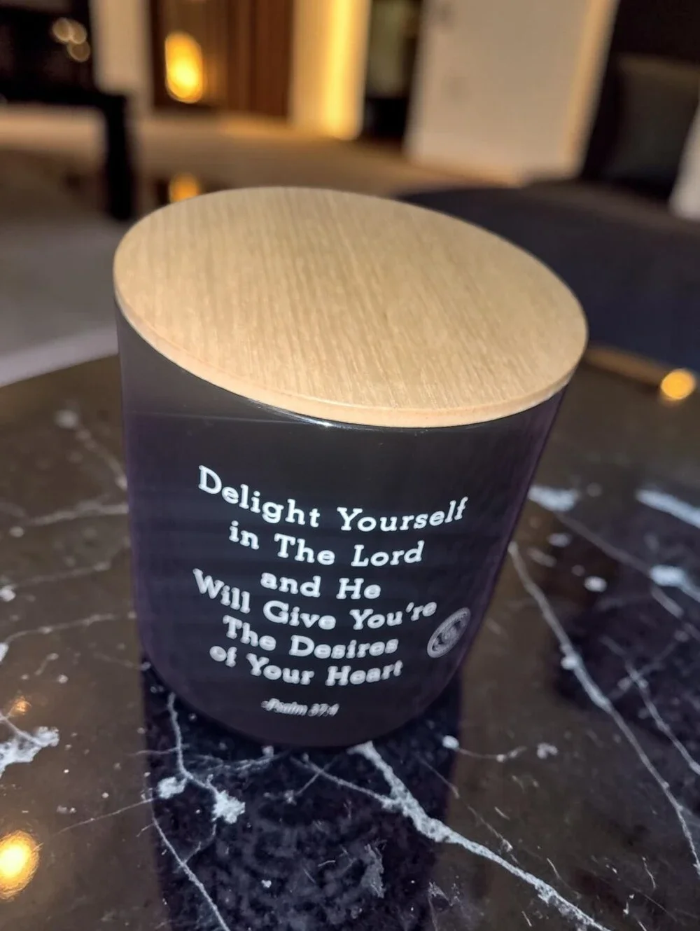 Inspirational Ceramic Candle - Eucalyptus & Aloe